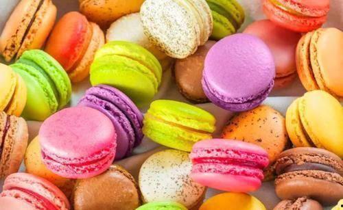 大瓜头吃马卡龙视频,趣味横生美食之旅